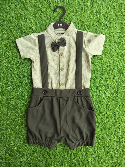 Olive Green Dungaree BD007